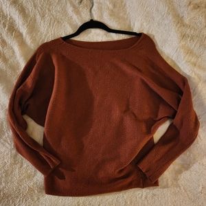 Soft rust sweater